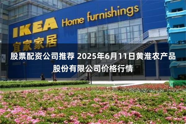 股票配资公司推荐 2025年6月11日黄淮农产品股份有限公司价格行情