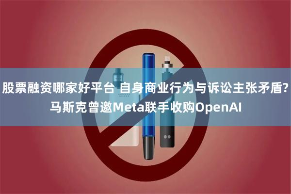 股票融资哪家好平台 自身商业行为与诉讼主张矛盾?马斯克曾邀Meta联手收购OpenAI