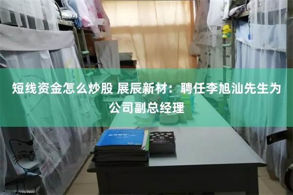 短线资金怎么炒股 展辰新材：聘任李旭汕先生为公司副总经理